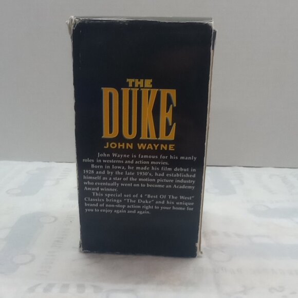Vintage The Duke VHS Tape Set (4-Tape Collector’s Classics) | John Wayne Wester - Picture 4 of 6